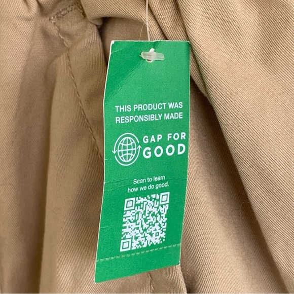 🆕 GAP Mid Rise Barrel Parachute Pants Women’s Size Small Baggy - Picture 5 of 6